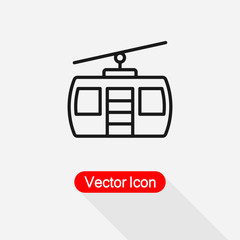 Cable Car Icon Vector Illustration Eps10 © Mariia Semenova