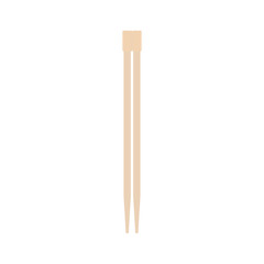 Wooden Chopsticks, Chopsticks Icon Utensil Vector Icon Illustration Background