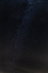 Milky Way in the dark summer night