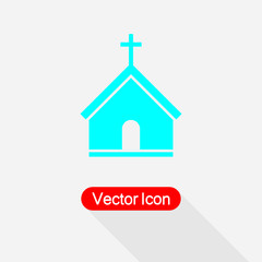 Church Icon Vector Illustration Eps10