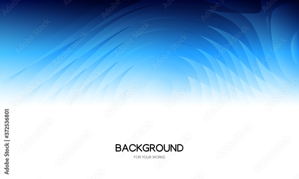 Poster abstract background vector illustration. gradient blue with transparent geometric shapes.