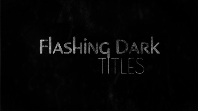 Flashing Dark Title