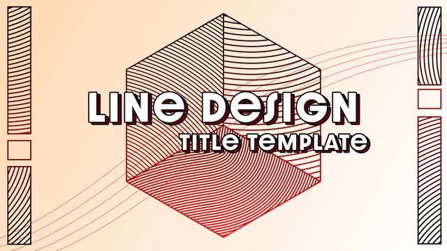 Line Design Title