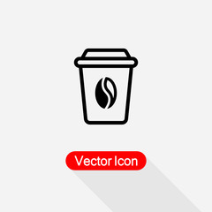 Coffeeaway Cup Icon,Coffee Cup Icon Vector Illustration Eps10