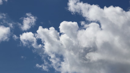 blue sky with clouds