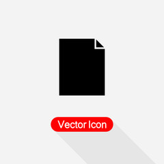 Document File Icon Vector Illustration Eps10