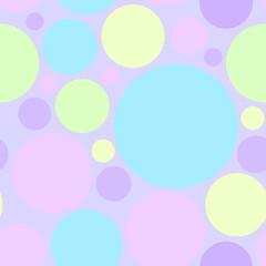 Pattern from different circles of light colors