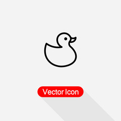 Duck Icon Vector Illustration Eps10