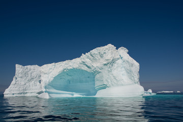 Fototapeta na wymiar Ice giant in the Greenland 