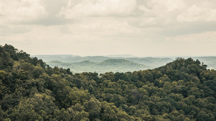 Mountain Overlook at the West Kentucky Pinnacles