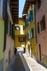 Fototapeta na wymiar Nago, old town near Riva del Garda, Italy
