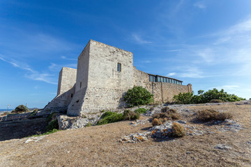 Fototapeta na wymiar Castle of San Michele in Cagliari, Sardinia