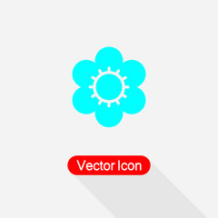 Flower Icon,Flower Petal Icon Vector Illustration Eps10