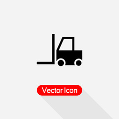 Forklift Icon Vector Illustration Eps10