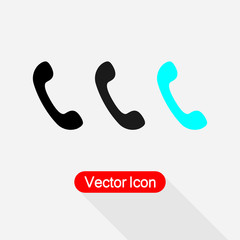 HandSet Icon, Phone Icon Vector Illustration Eps10