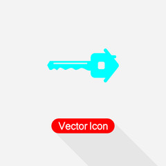 Key Icon, Key House Icon Vector Illustration Eps10