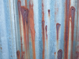 Galvanized, rusted painting background