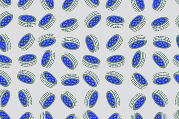 Tire seamless vector pattern blue-gray