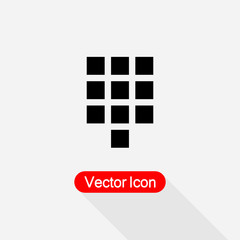 Numeric Keypad Icon Vector Illustration Eps10