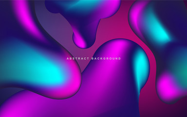 Trendy gradient color abstract background. Dynamic textured element design a combination with motion color. Light structure modern vector template can use for poster, flyer, magazine, journal