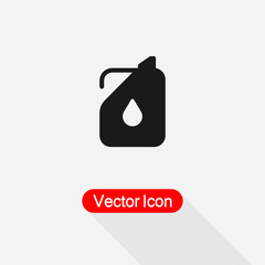 Oil Icon,Canister Icon, Gasoline Icon Vector Illustration Eps10