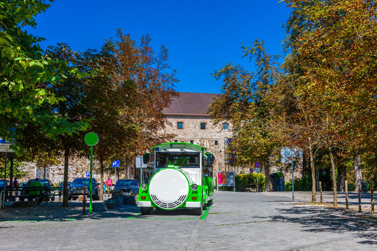 Tourist Train At Ljubljanski Grad