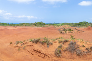The Red Desert, allegedly the world's smallest Desert, close to Port Edward, KwaZulu-Natal