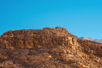Scenic mountain view in Timna National Park, Arava Valley. Israel. 