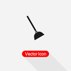 Plunger Icon Vector Illustration Eps10