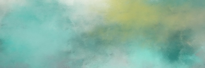 decorative vintage abstract painted background with dark sea green, pastel gray and teal blue colors and space for text or image. can be used as postcard or poster
