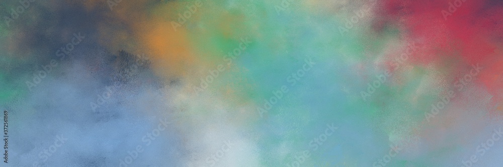 Poster beautiful abstract painting background graphic with light slate gray and pastel brown colors and spa