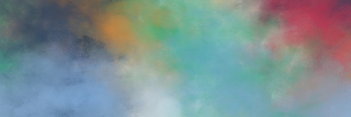 beautiful abstract painting background graphic with light slate gray and pastel brown colors and space for text or image. can be used as horizontal header or banner orientation