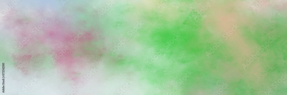 Aufkleber decorative abstract painting background graphic with dark sea green, light gray and moderate green c