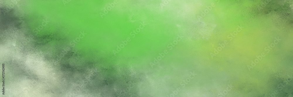 Aufkleber amazing abstract painting background graphic with dark sea green, ash gray and dim gray colors and s