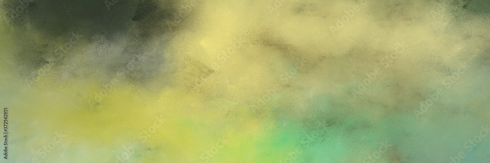 Aufkleber decorative abstract painting background graphic with dark khaki, dark slate gray and gray gray colors and space for text or image. can be used as header or banner