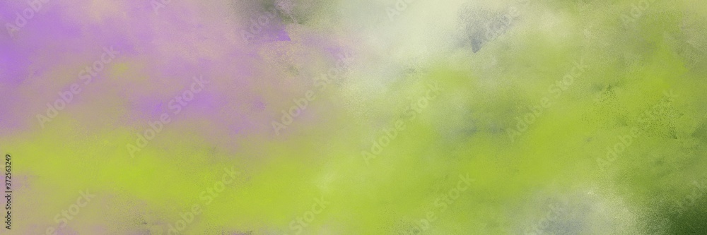 Poster amazing abstract painting background graphic with dark khaki, pastel violet and dark olive green colors and space for text or image. can be used as horizontal background texture