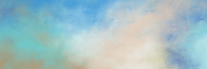 awesome abstract painting background texture with pastel blue and light gray colors and space for text or image. can be used as horizontal background graphic