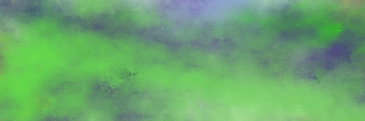 awesome medium sea green, dark gray and pastel green colored vintage abstract painted background with space for text or image. can be used as horizontal background texture