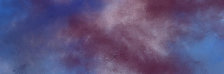 amazing vintage abstract painted background with dark slate blue, dim gray and pastel purple colors and space for text or image. can be used as horizontal background graphic