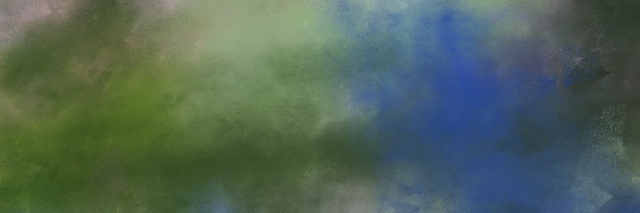 decorative vintage texture, distressed old textured painted design with dark olive green and teal blue colors. background with space for text or image. can be used as postcard or poster