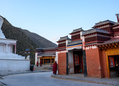 Tibetan 18th Century Labrang Monastery In Xiahe County, China