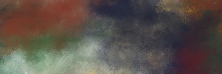 stunning old mauve, dark sea green and ash gray colored vintage abstract painted background with space for text or image. can be used as horizontal background graphic