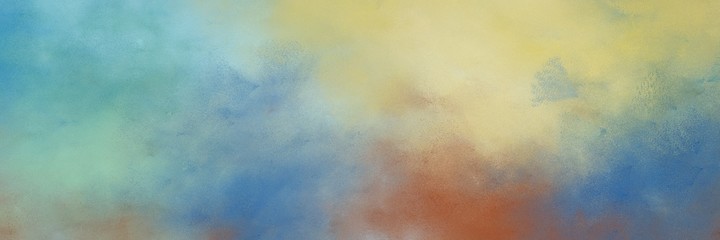 stunning old color brushed vintage texture with dark sea green and tan colors. distressed old textured background with space for text or image. can be used as horizontal background graphic