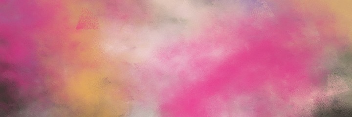 decorative vintage abstract painted background with pale violet red, old mauve and moderate pink colors and space for text or image. can be used as header or banner