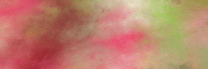 decorative rosy brown, sienna and tan colored vintage abstract painted background with space for text or image. can be used as horizontal header or banner orientation