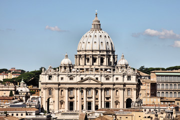 Obraz na płótnie Canvas A view of the Vatican in Rome