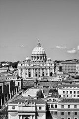 Fototapeta na wymiar A view of the Vatican in Rome