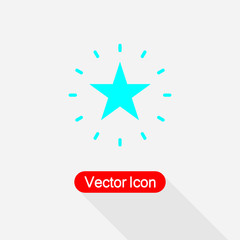Shiny Star Icon Vector Illustration Eps10