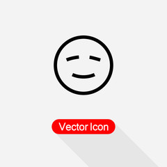 Sad Face Icon, Sad Emoji Icon, Smile Icon Vector Illustration Eps10