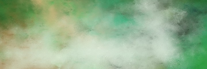 awesome abstract painting background texture with ash gray, sea green and gray gray colors and space for text or image. can be used as horizontal background graphic